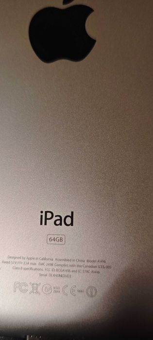 Vendo iPad 3 A1416 64gb para peças