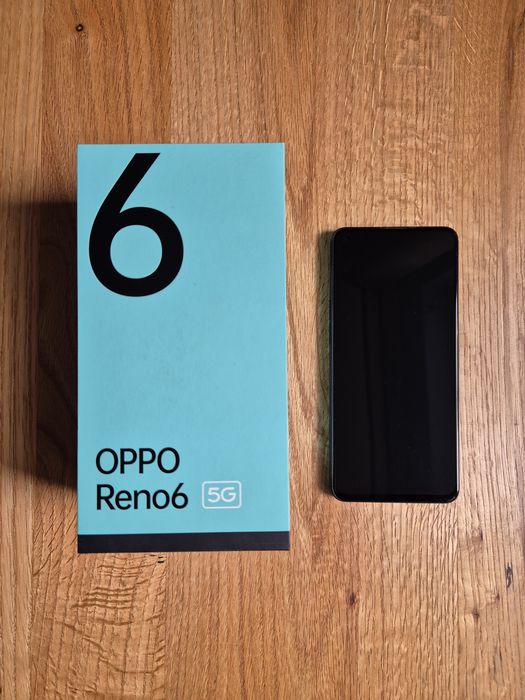 OPPO Reno6 5G – 8/128GB, bardzo dobry stan, komplet zestawu.