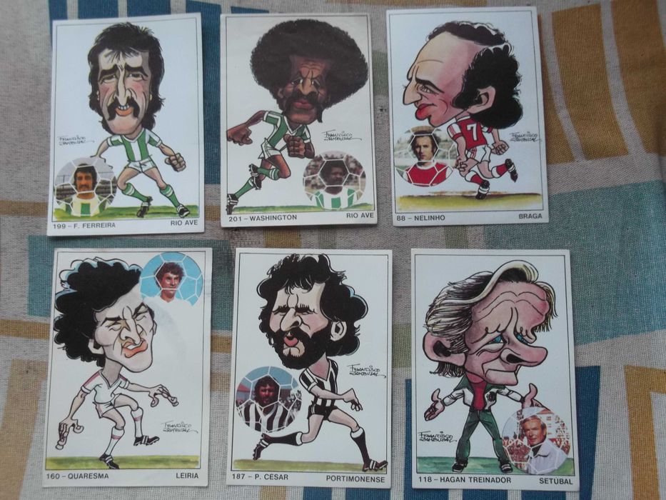 Cromos antigos  caricaturas