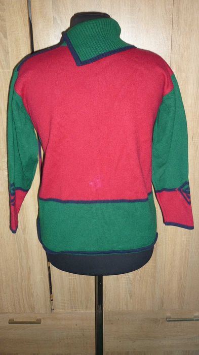 Emreco- wełniany gruby damski sweter- golf  r; L/XL