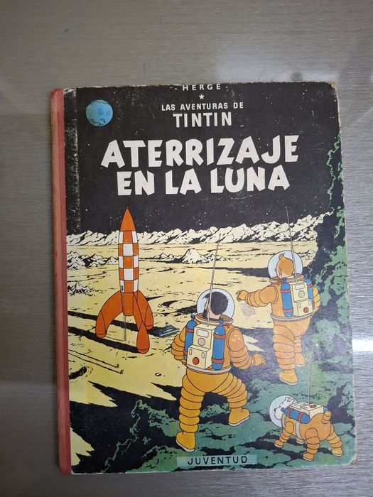 Tintin herge livro antigo espanhol juventud