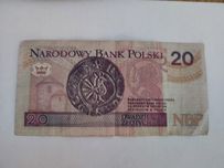 Banknot o nominale 20zł 1994