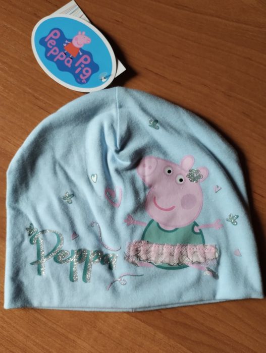 Nowa czapeczka dla dziewczynki Świnka Peppa, rozmiar 54
