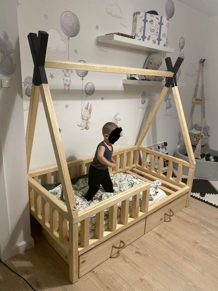 Łóżeczko dzieciece Tipi