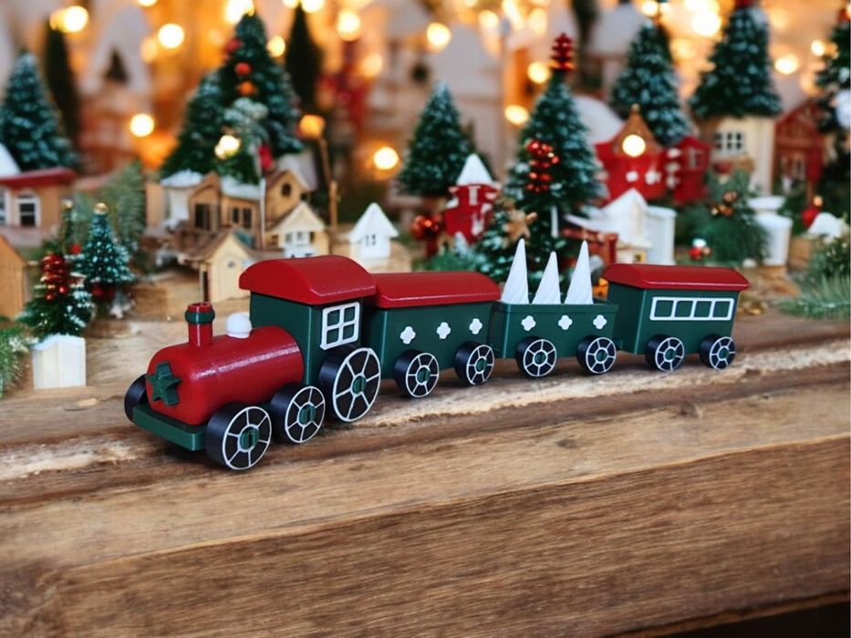 Новорічний Поїзд / подарунок / декор новорічний