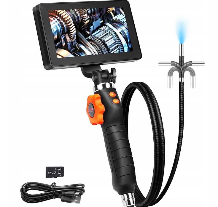 Endoskop Dwukierunkowy Przegubowy Kamera Inspekcyjna Ruchoma Głowica