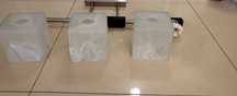 Lampa metal z drewnem