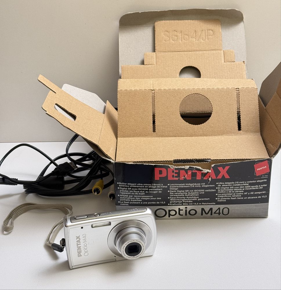 Pentax Optio M40 stary aparat cyfrowy