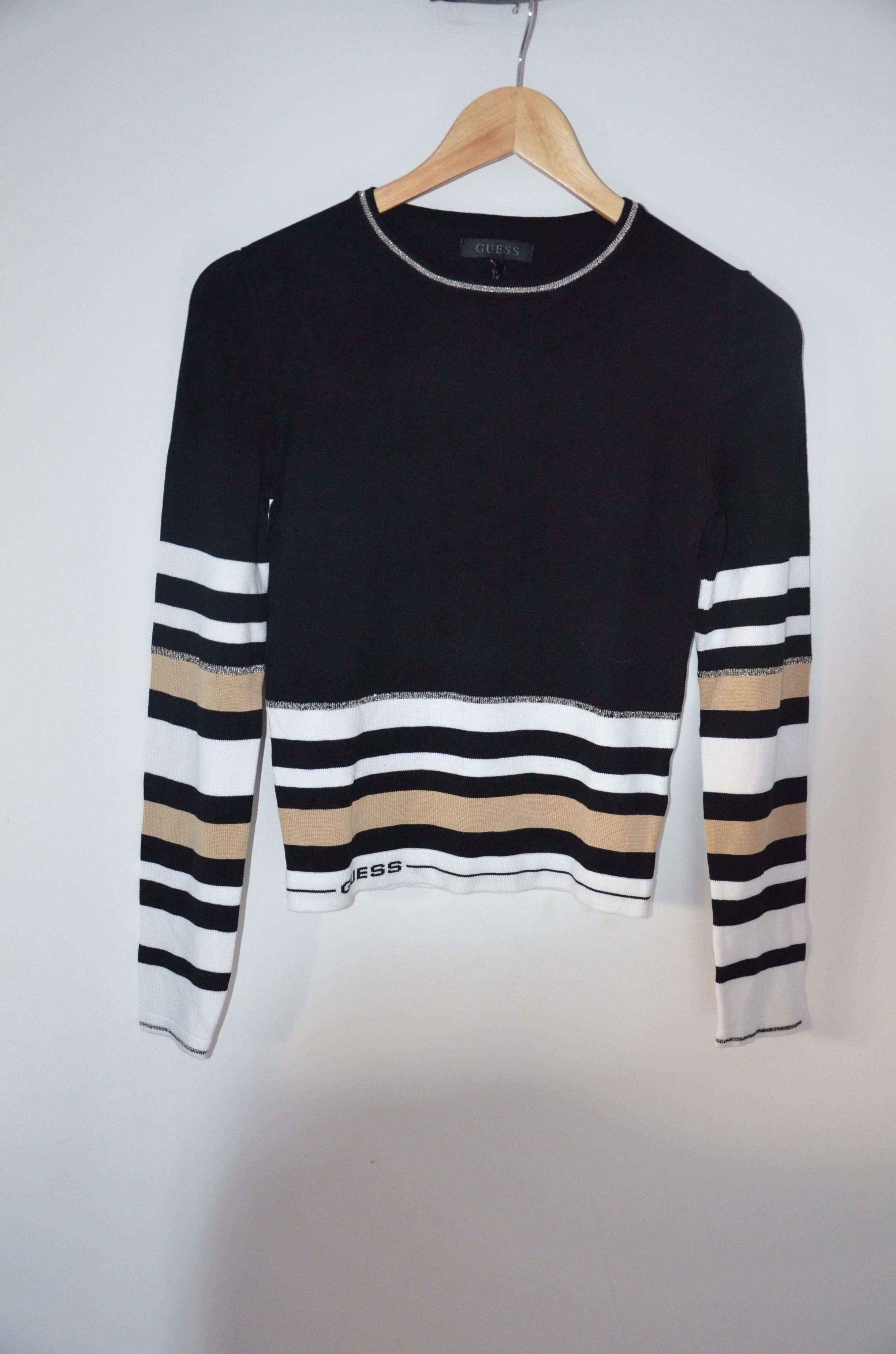sweter w paski damski Guess r. S