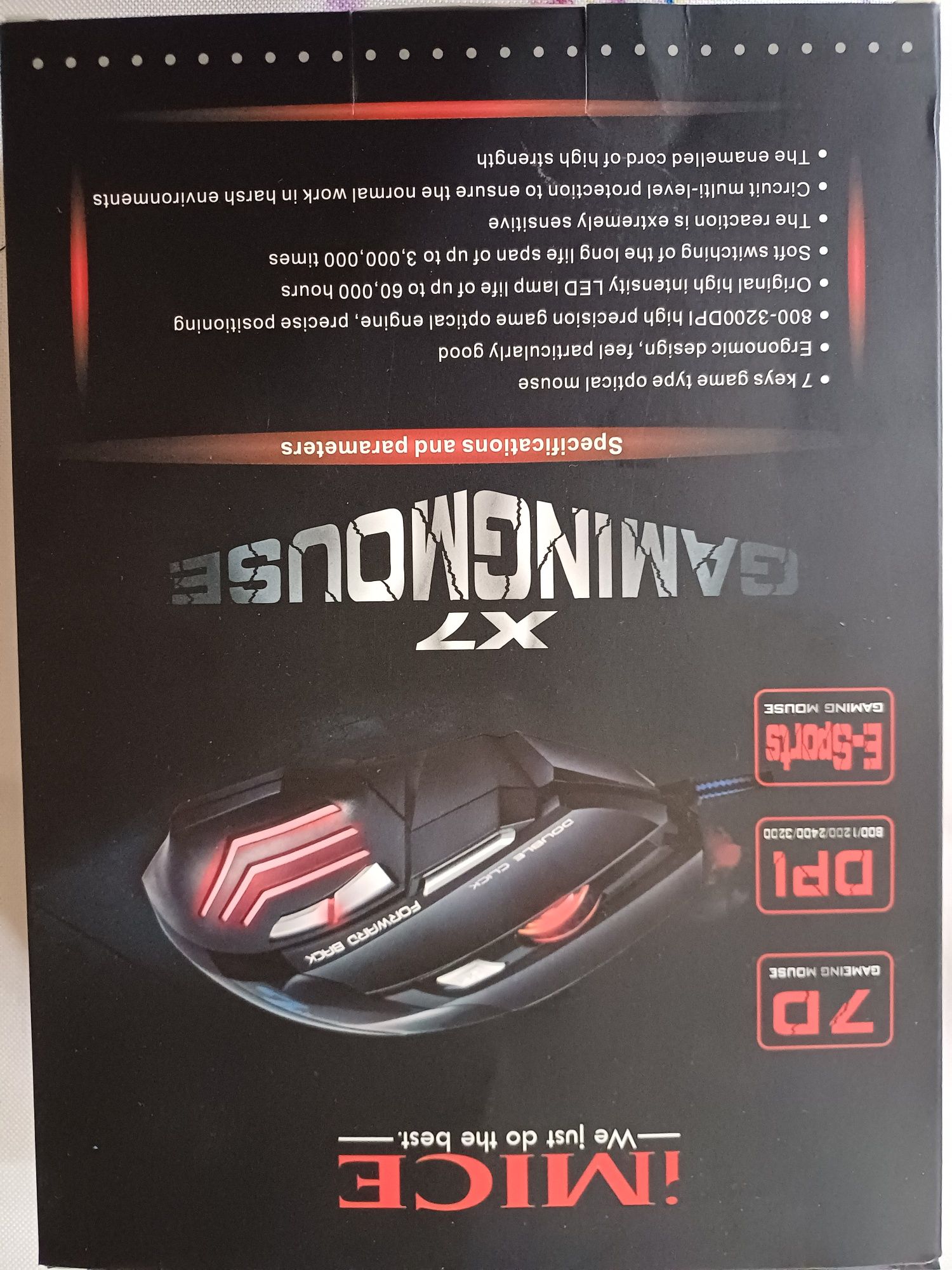 Nowa myszka X7 GAMING