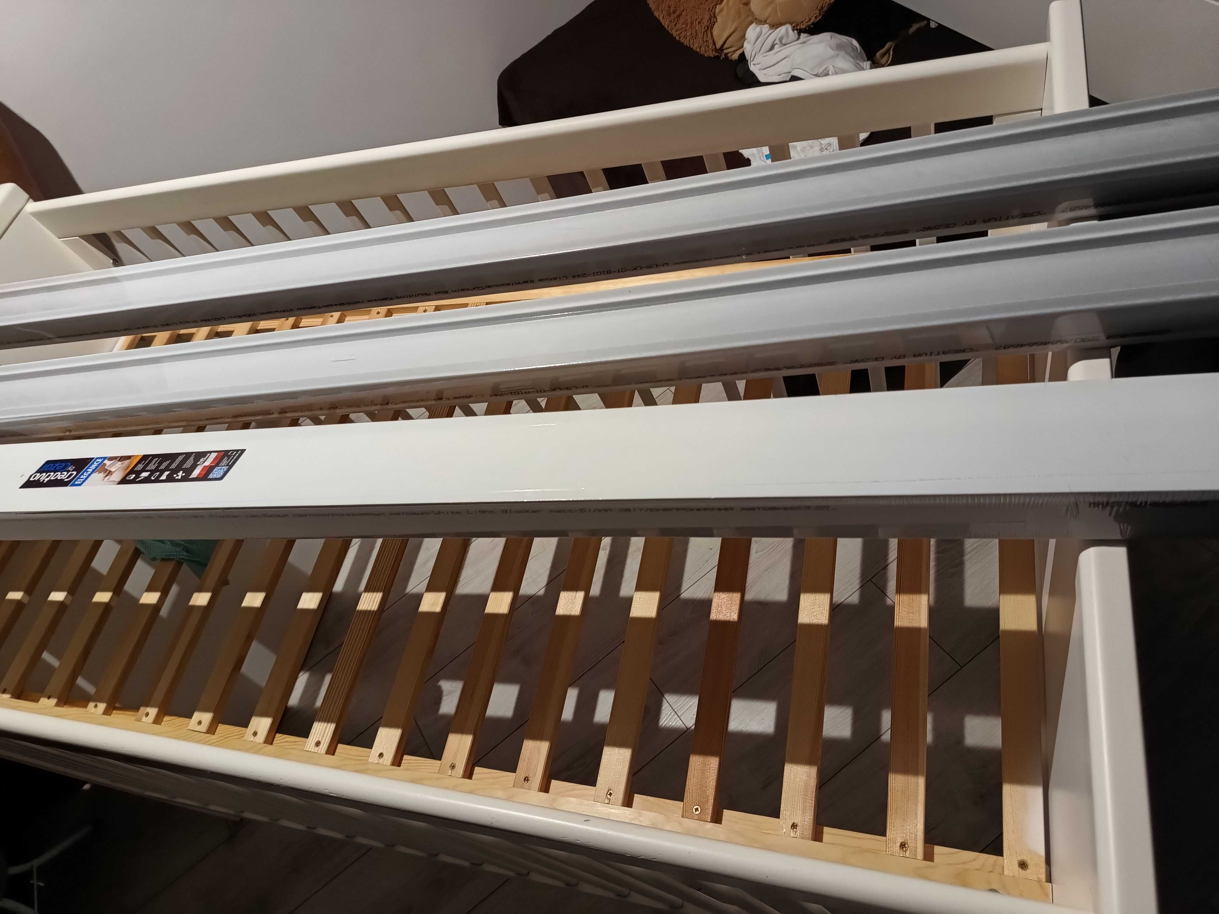Listwy karniszowe LK-01 biała light blocker 100x40 mm 2,44 m x 3