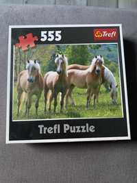 Puzzle trefla-konie
