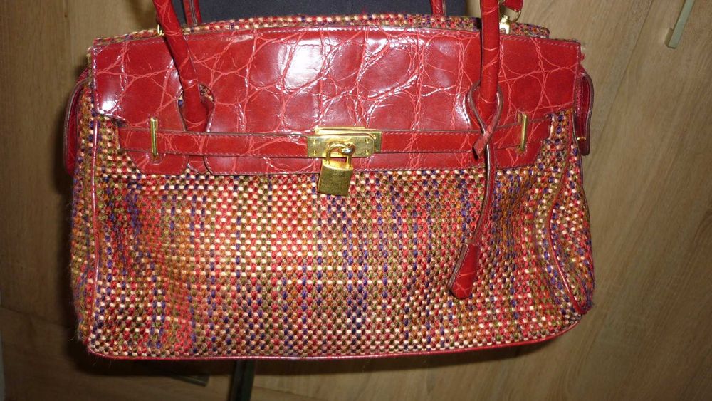 Mallisia J.- damska nowa torebka tweedowa