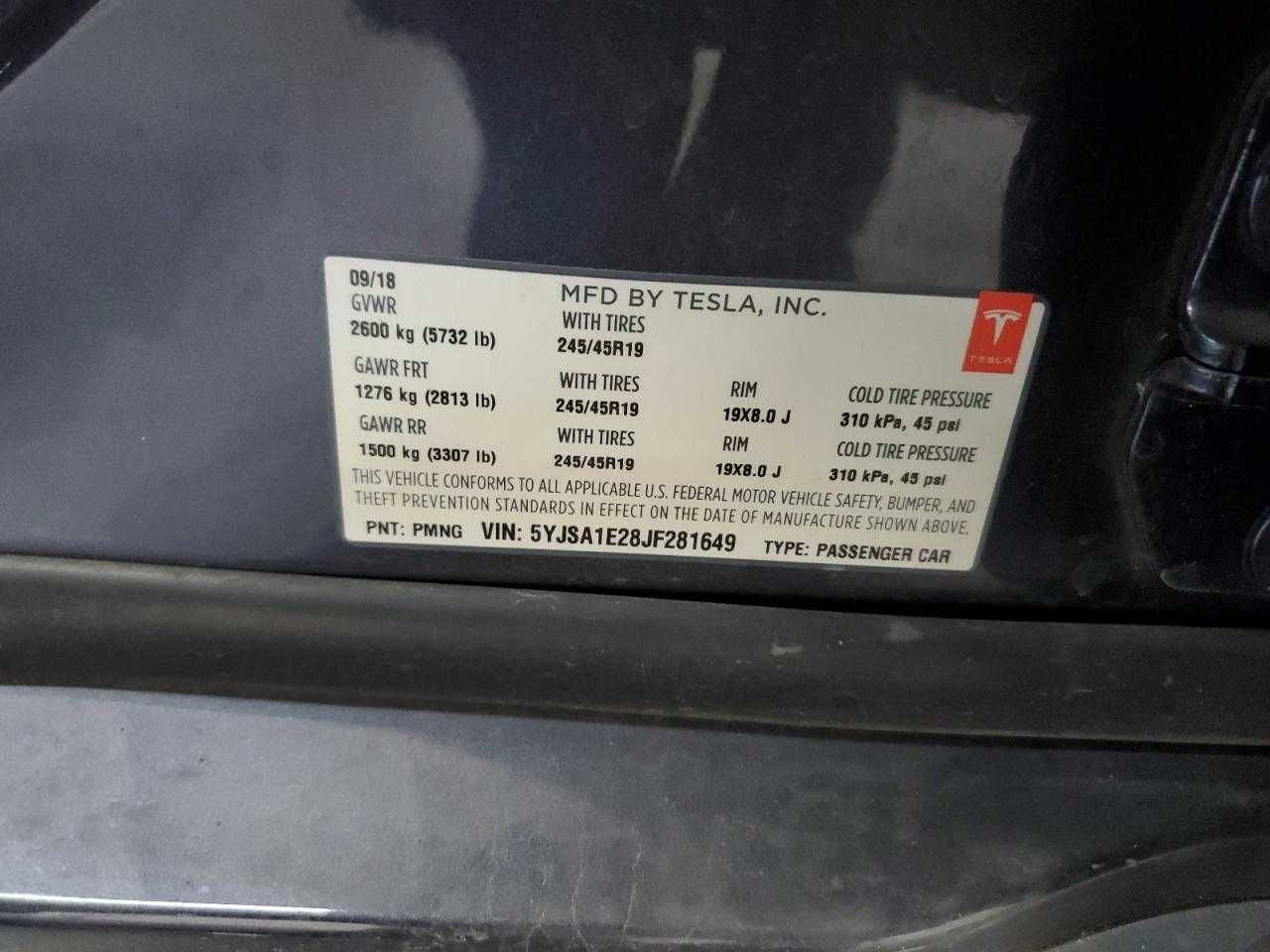Tesla Model S 2018 75D