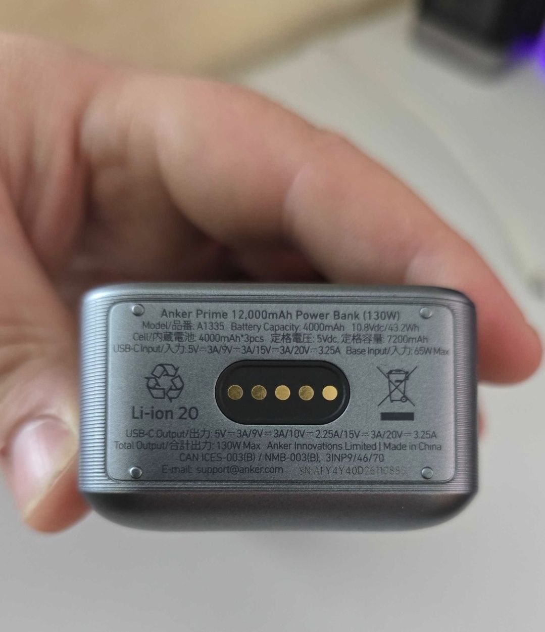 Powerbank ANKER Prime 130w + GRATIS! LCD 12000mAh do laptopa 2x65w