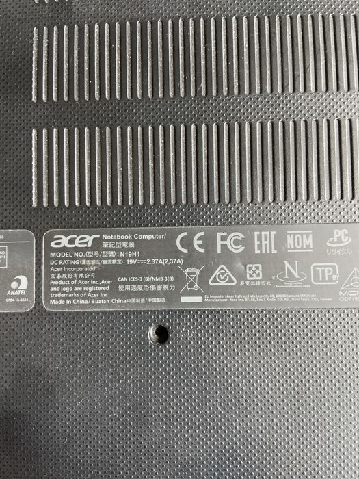 Корито  піддон a315-34-P4ZW