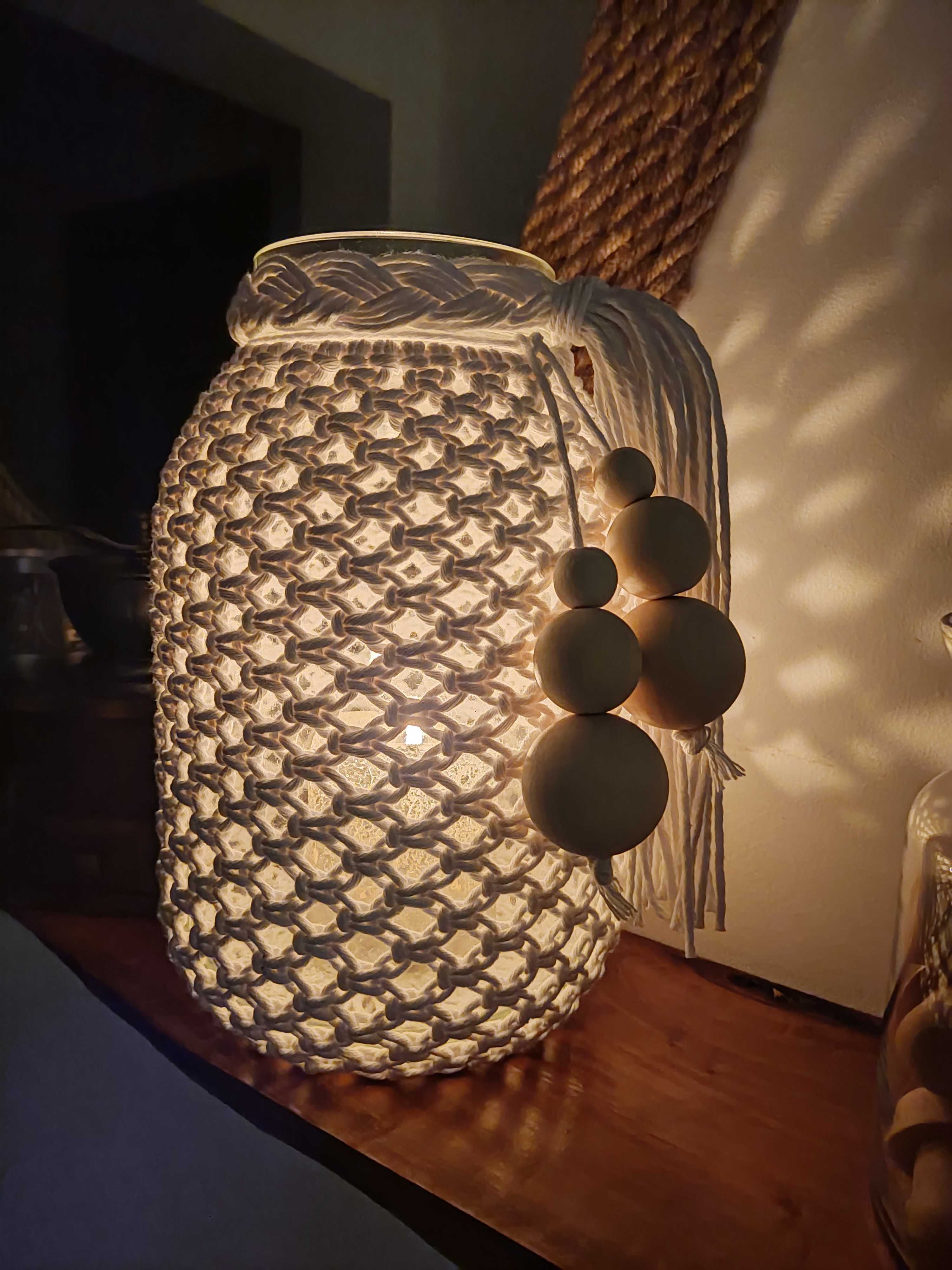 Dekoracyjny lampion w stylu Boho