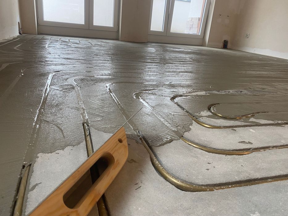 Frezowanie wylewek pod ogrzewanie podłogowe, przeróbki instalacji