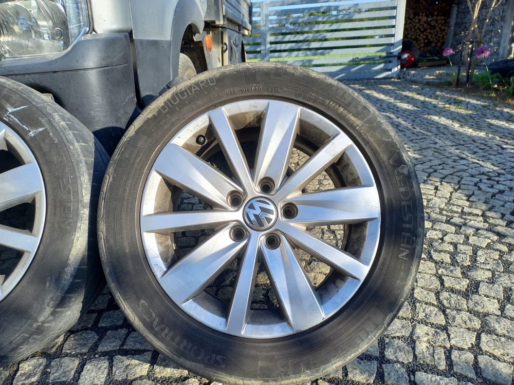 Alufelgi Felgi oryginalne  5x112 z oponami letnie