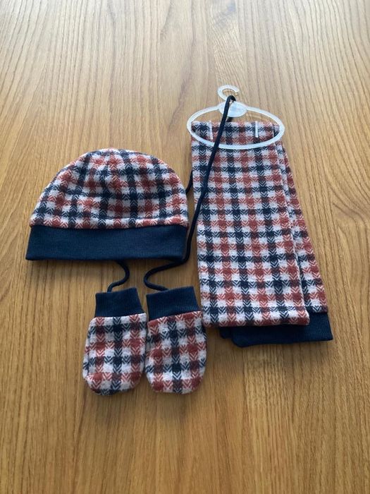 Komplet szalik czapka rękawiczki