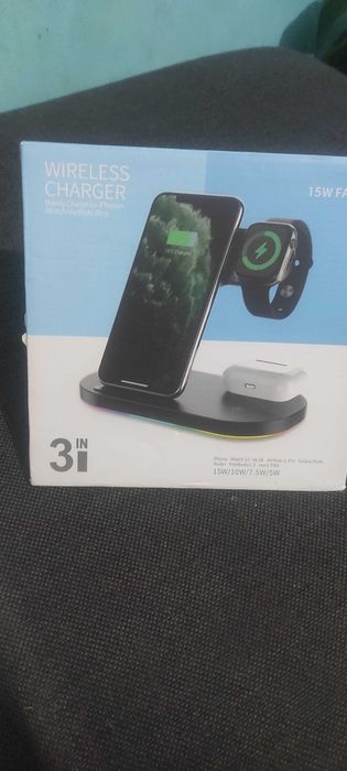 Ładowarka indukcyjna 3w1