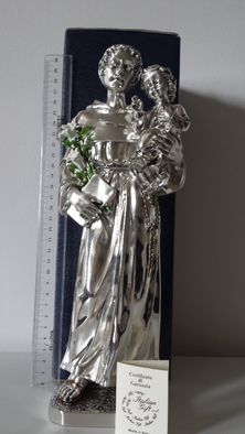 figurka posrebrzana Święty Antoni prezent