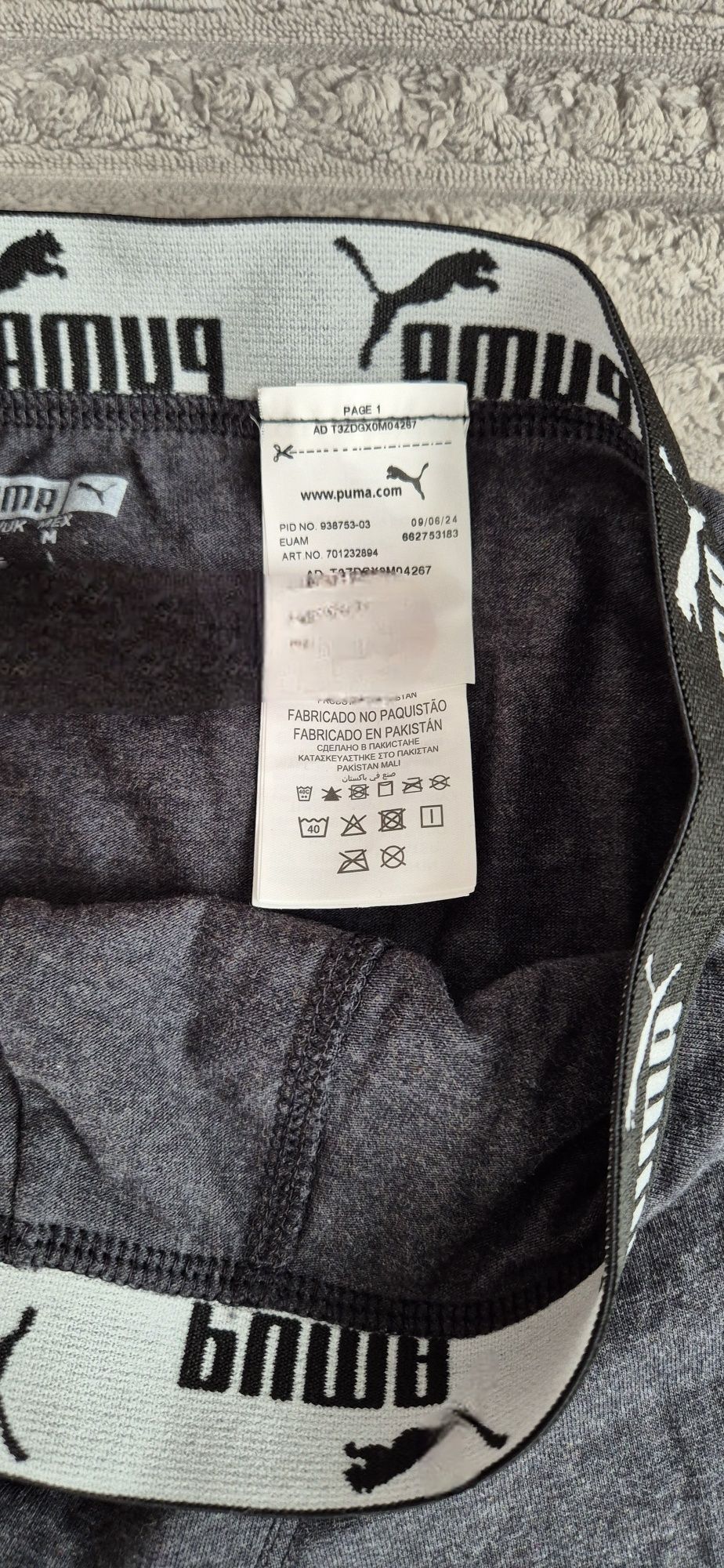 PUMA bokserki męskie r. M NOWE