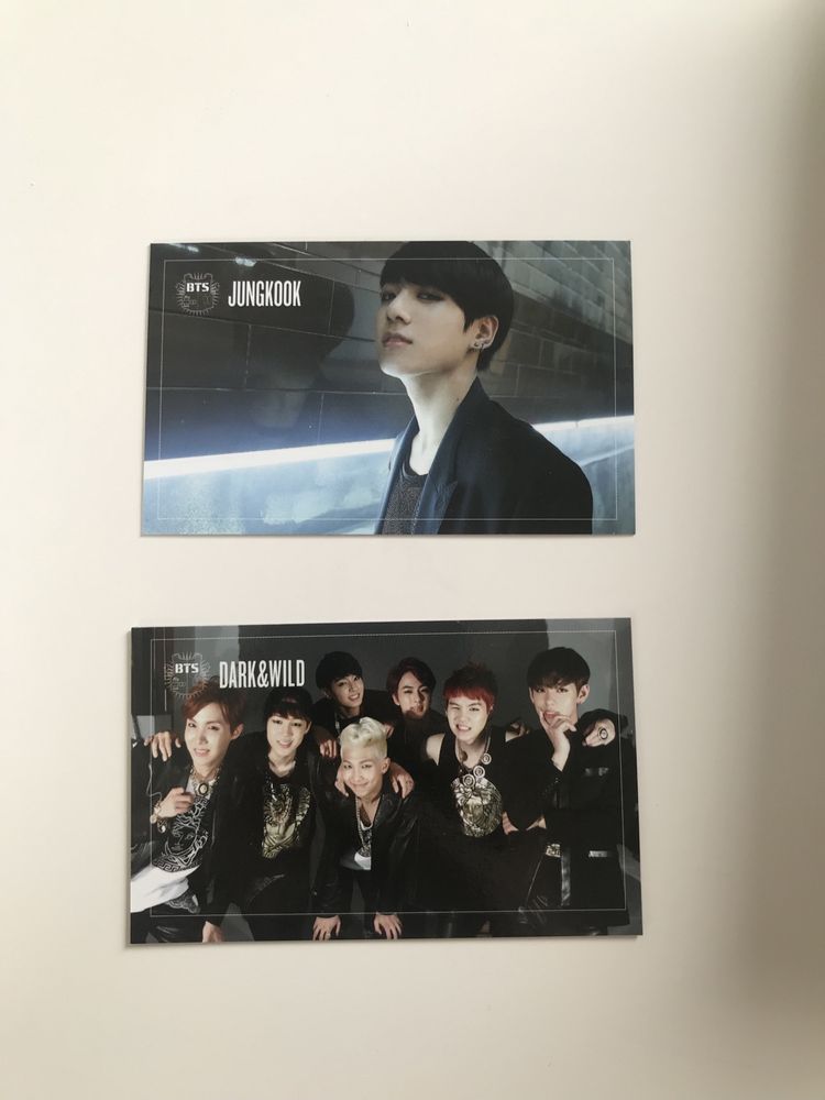 BTS Dark & Wild + photocards