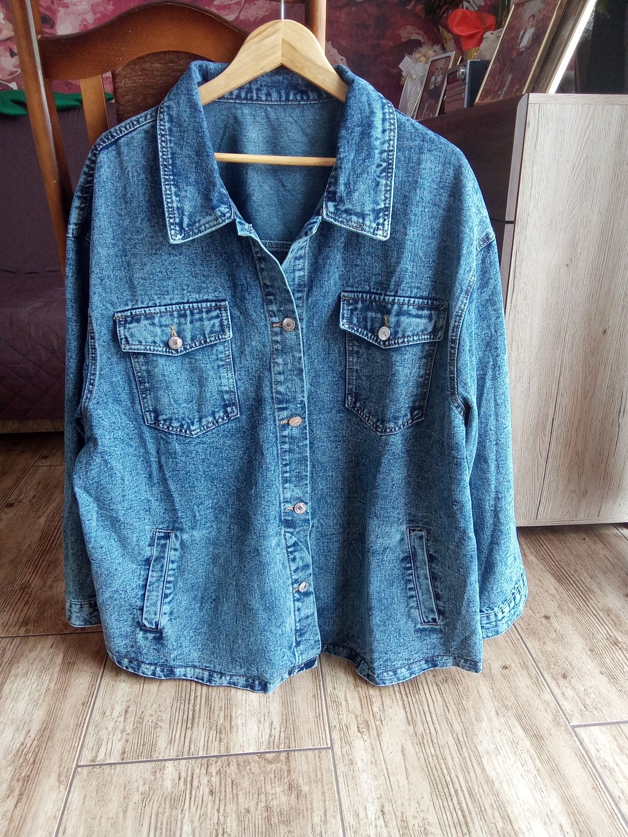 Katana jeansowa plus size 5xl