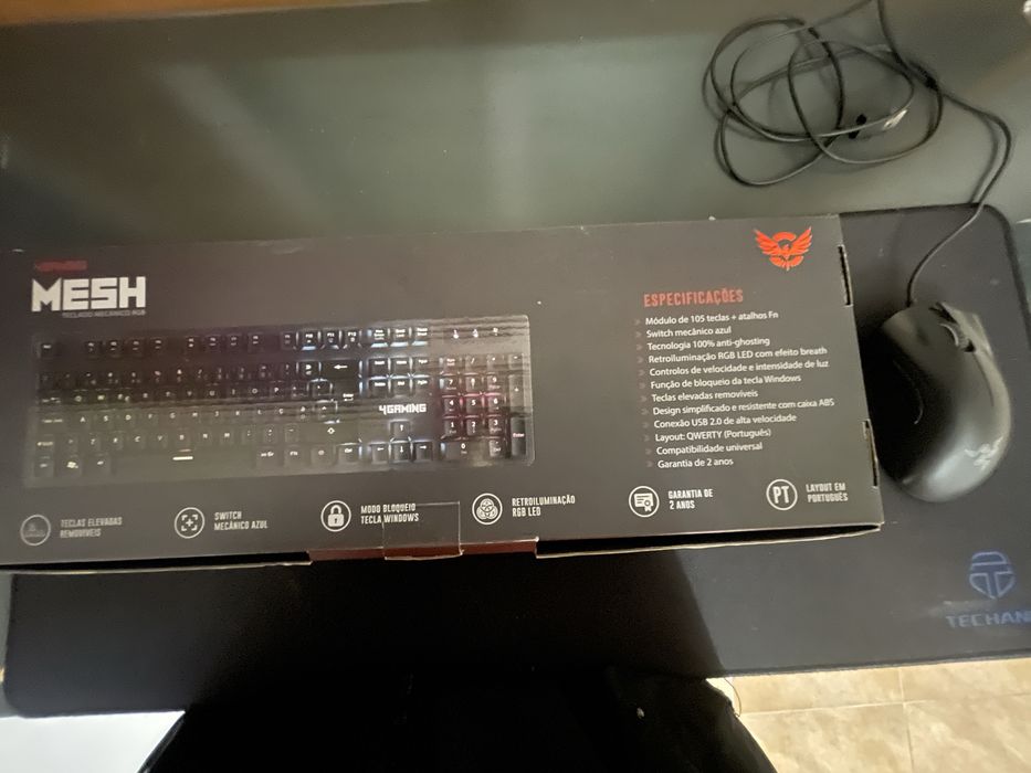 Pack Gaming Teclado Rato Tapete