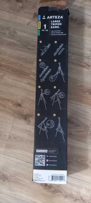 Profesjonalna, duża sztaluga, składana, z uchwytem. 95x100x200 cm