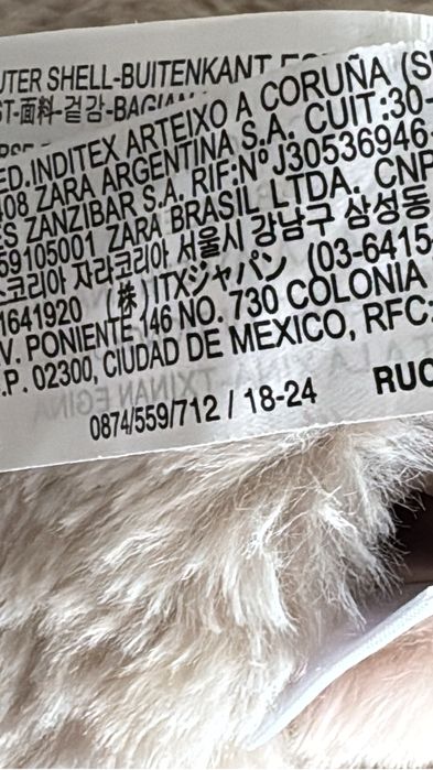 Colete de pelo reversivel, Zara, 18/24 meses