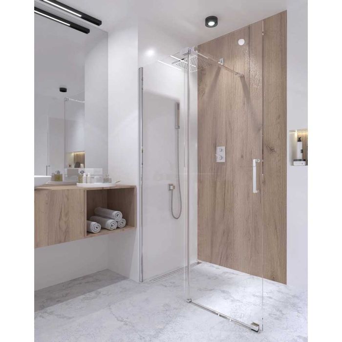 ДушовіДверіСтіна Walk-InСRM.Рег.шир..120*190,8мм ClearпокриттяCalcLess