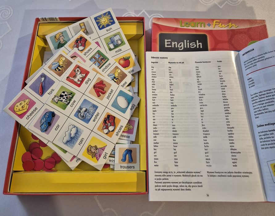 Gra edukacyjna English Learn + Fun