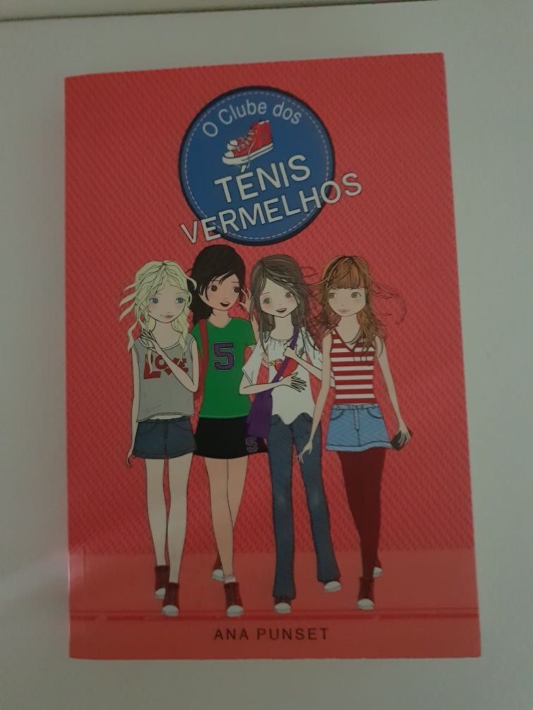 livro: ténis vermelhos