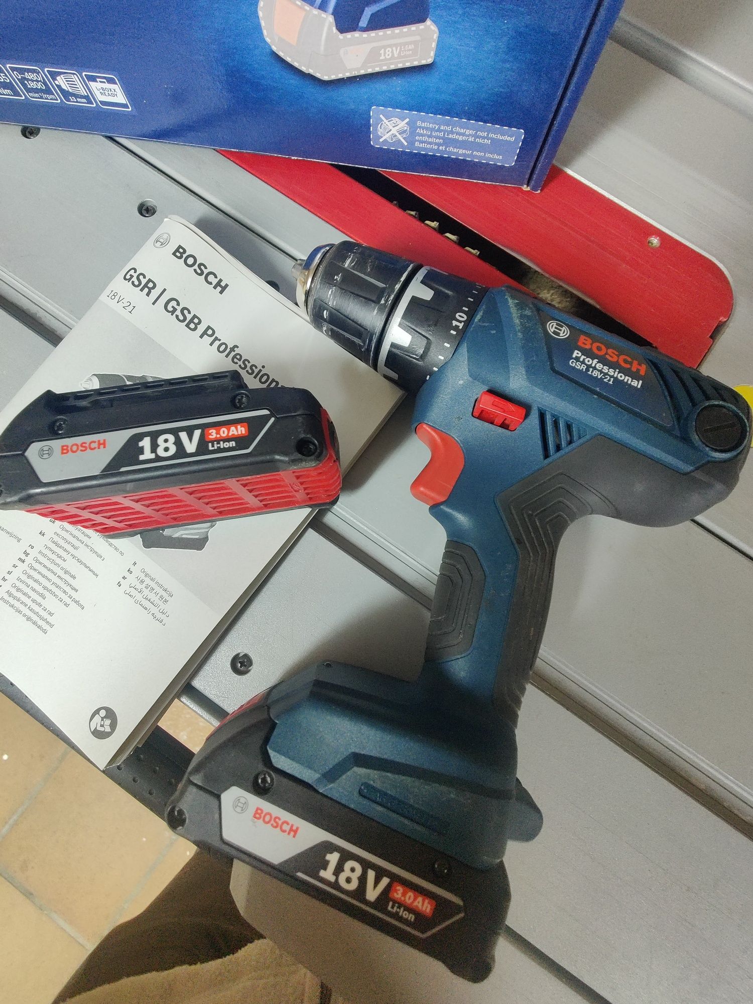 Berbequim Aparafusador Bosch GSR 18V-21 Professional