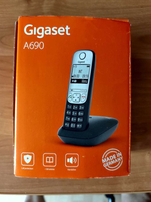 Telefon bezprzewodowy DECT Gigaset A690 - stacjonarny