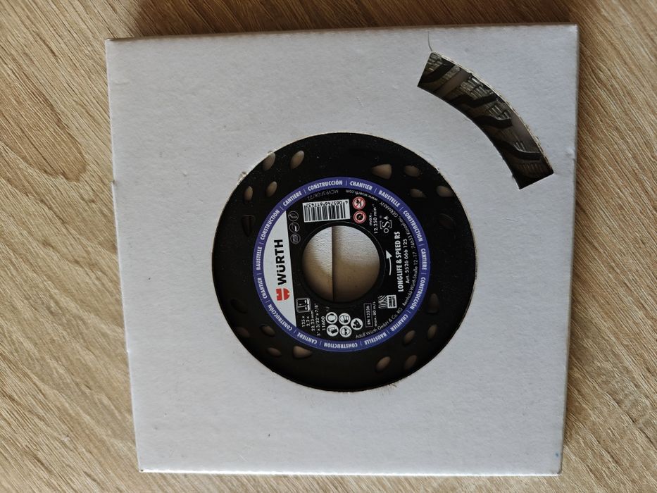 Tarcza mała do cięcia betonu 125 mm