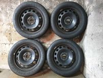 Felgi stal Koła R16 5x112 opony zimowe 205/55R16 Dunlop 2019r