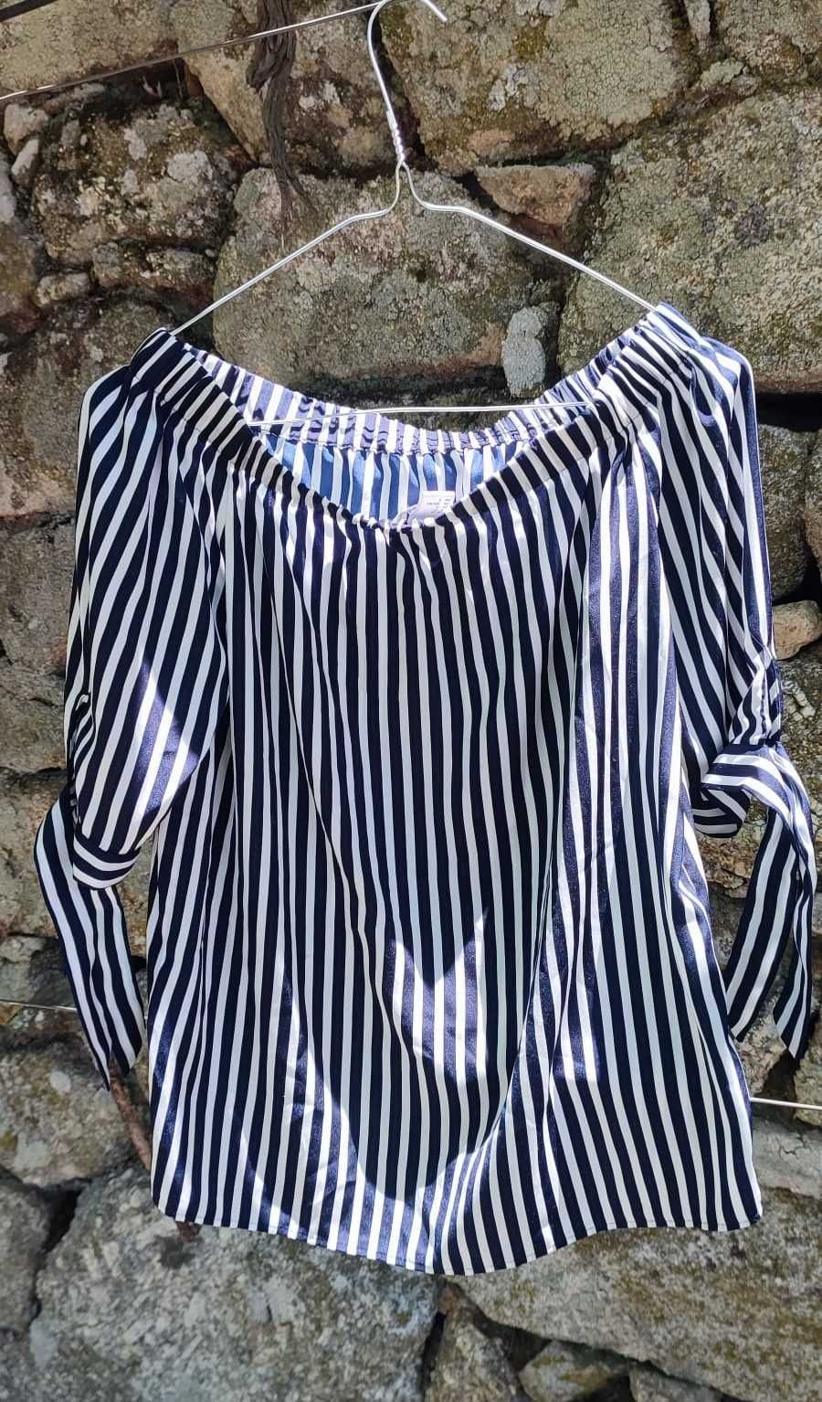 Blusa às riscas H&M