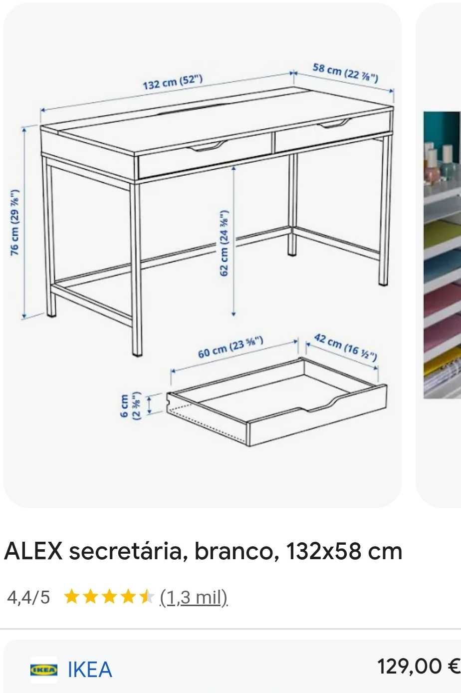 Secretaria Alex da ikea
