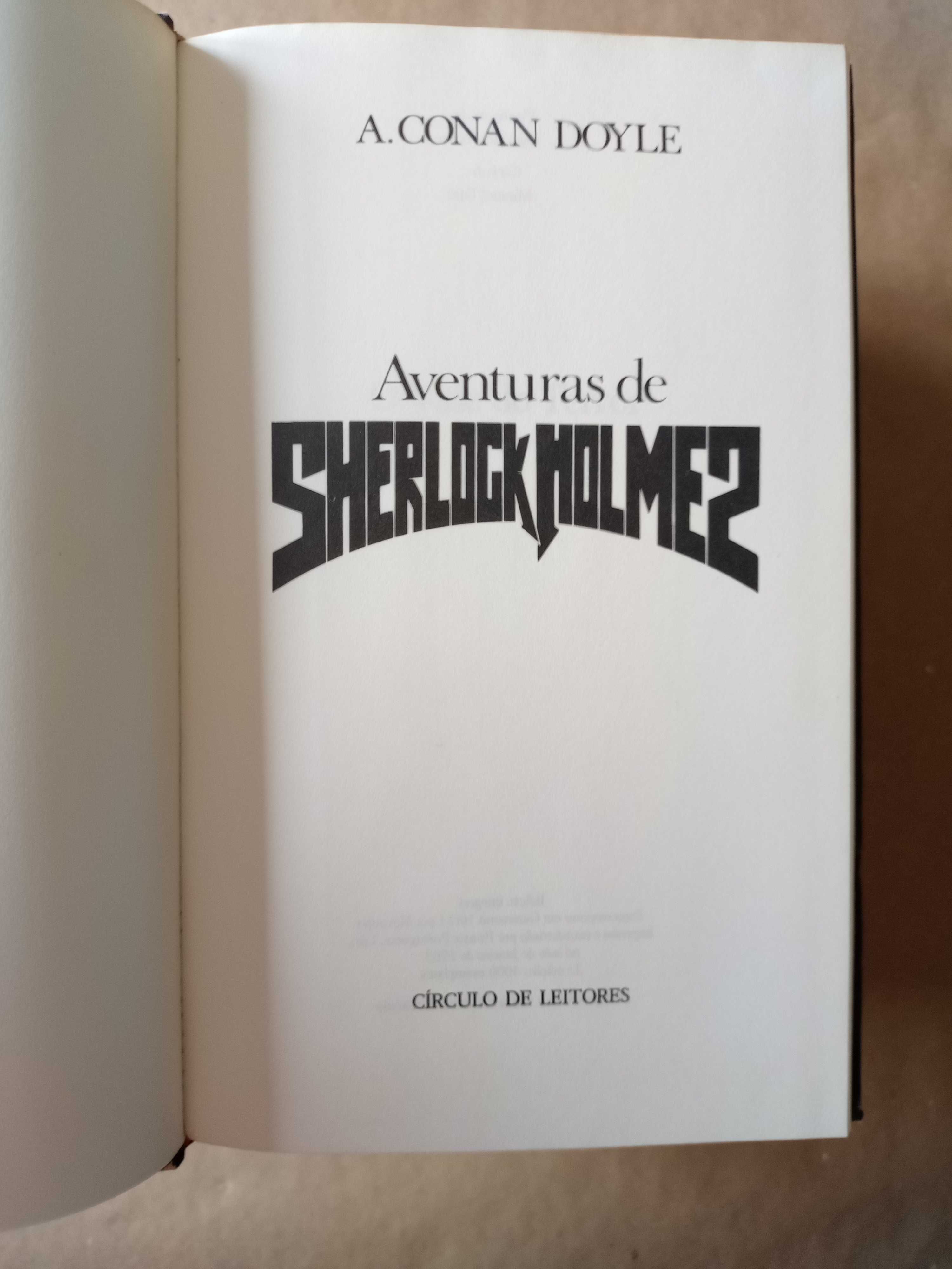 Aventuras de Sherlock Holmes de A. Conan Doyle (6 volumes)