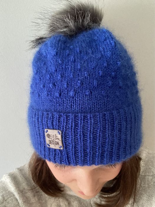 NOWA ciepła habrowa czapka na zimę