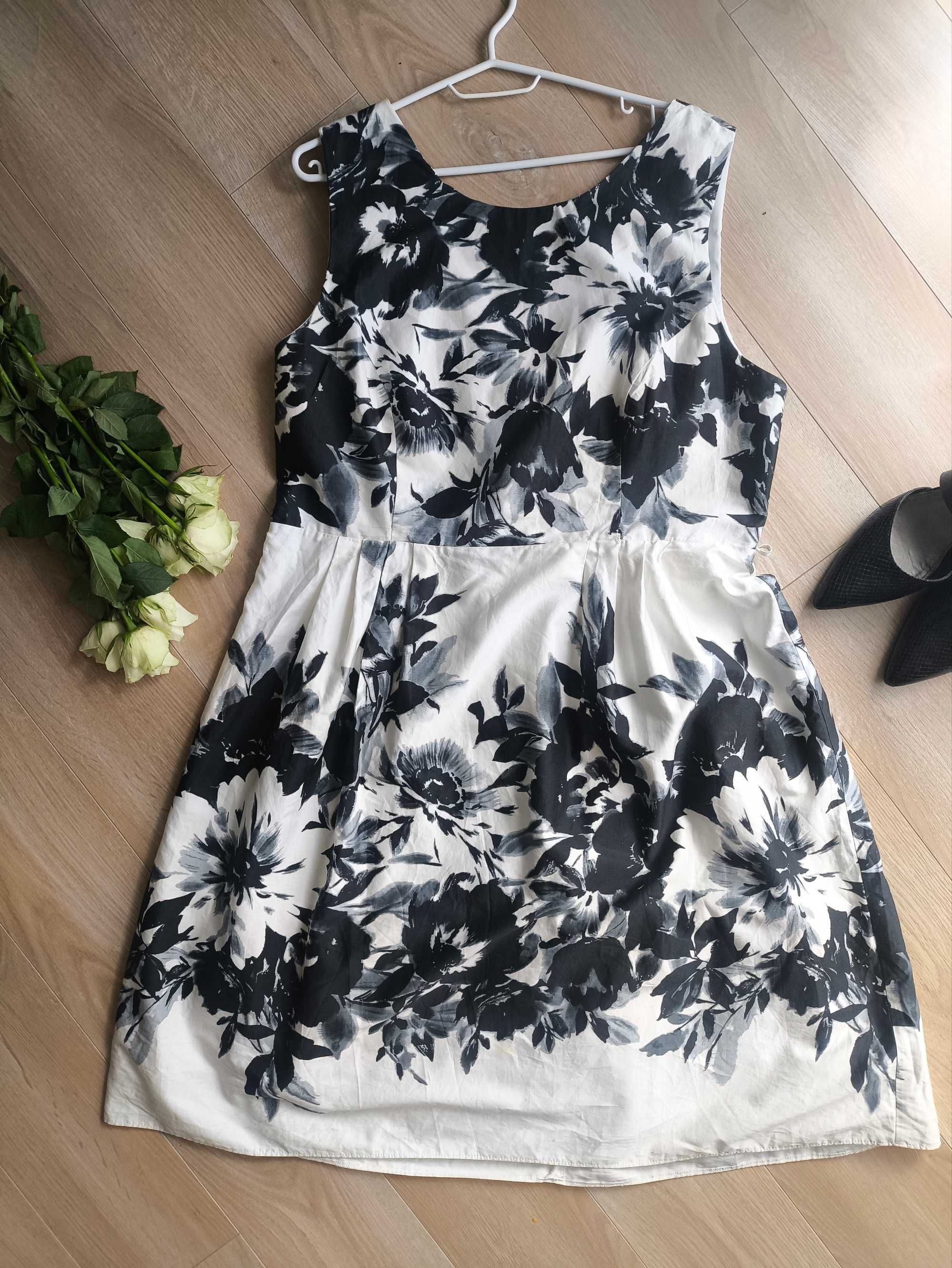sukienka letnia z bawełny w stylu retro,XXL