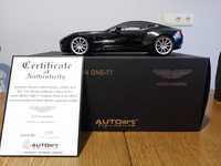 AutoArt 1:18 Aston Martin One-77 Black Pearl