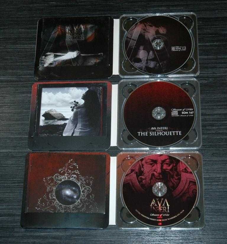 AVA INFERI - Zestaw trzech albumów.3xCD. Season Of Mist. Gothic Doom.