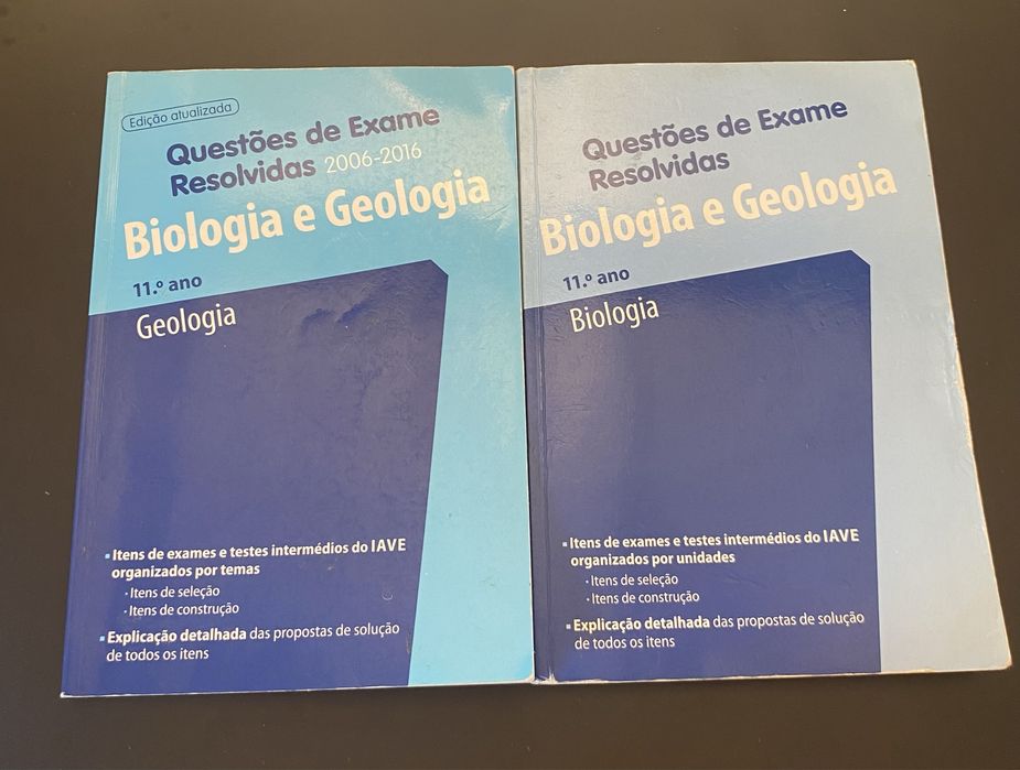 Livros de exame Biologia e Geologia