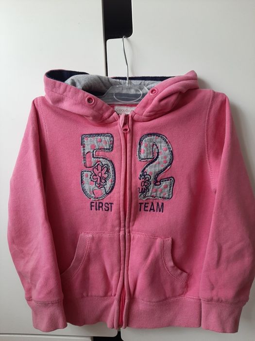 Komplet 3 dziewczęcych bluz 110/116