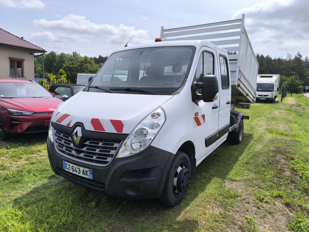Renault master wywrotka brygadowka 6-osobowa