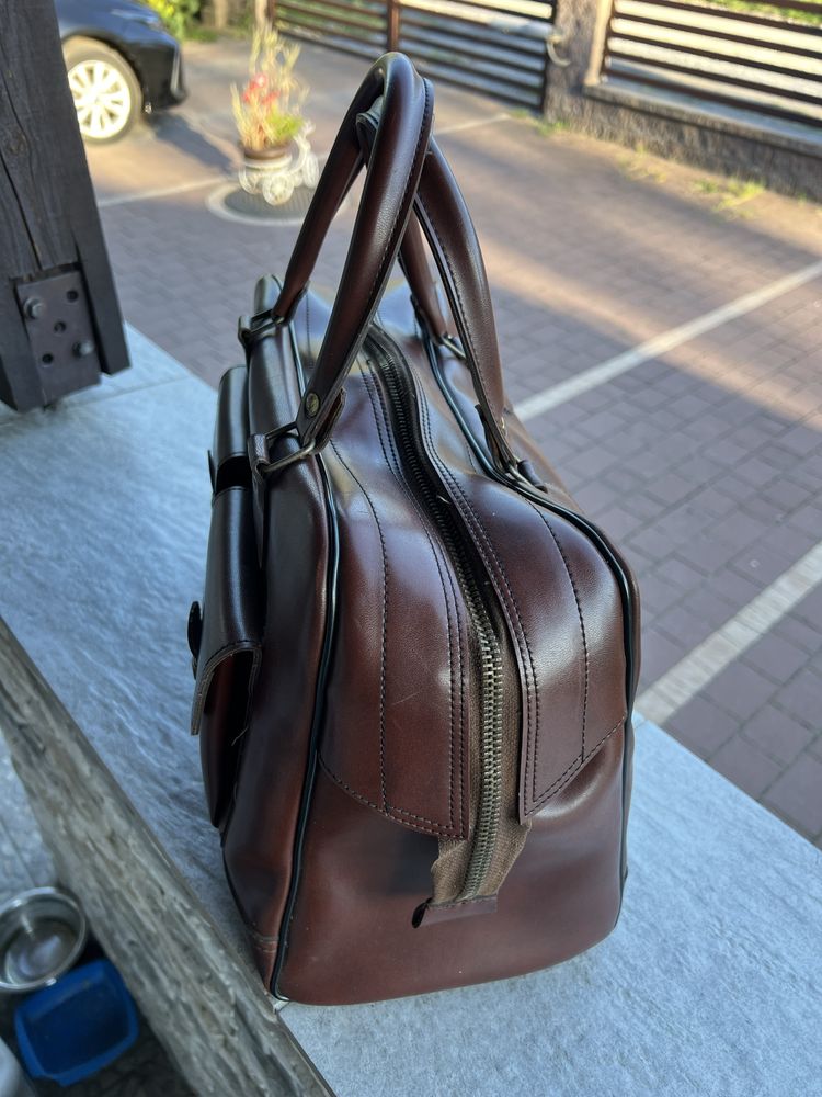 Torba podręczna podróżna z lat 60tych PRL